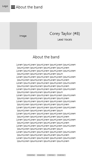 Entry 249742 in Ux & Ui project e-commers Slipknot band for mobile by Sarit Graphic Design