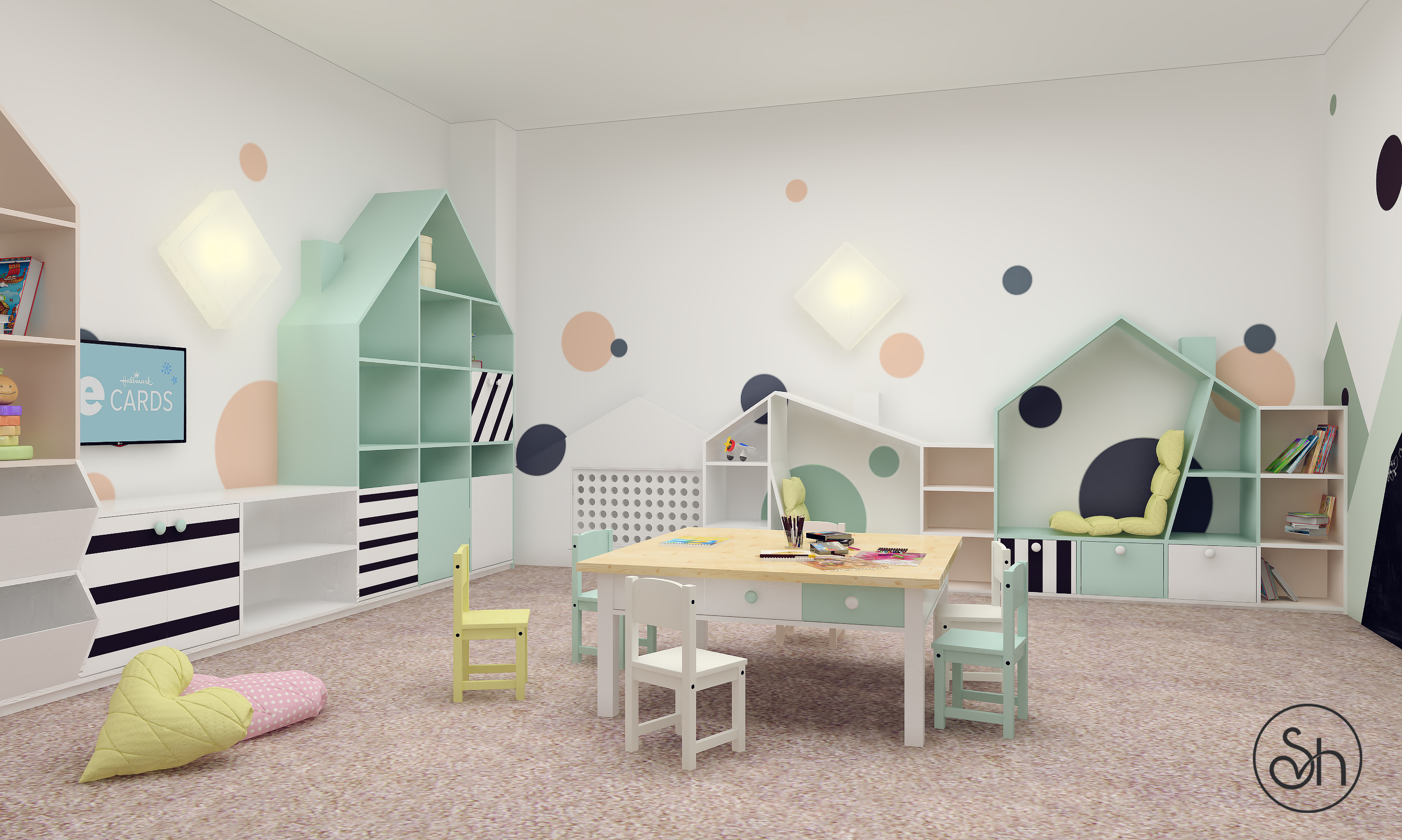 Entry 196975 in Modern Play Room by Vlada Shayevich