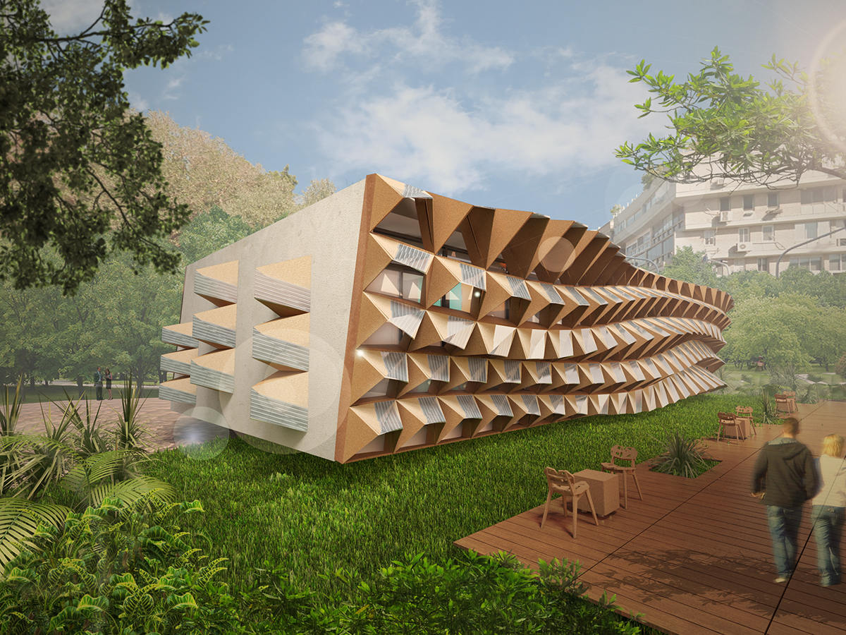 Entry 146552 in High-rise sustainable mixed use district. by KLOOM STUDIO