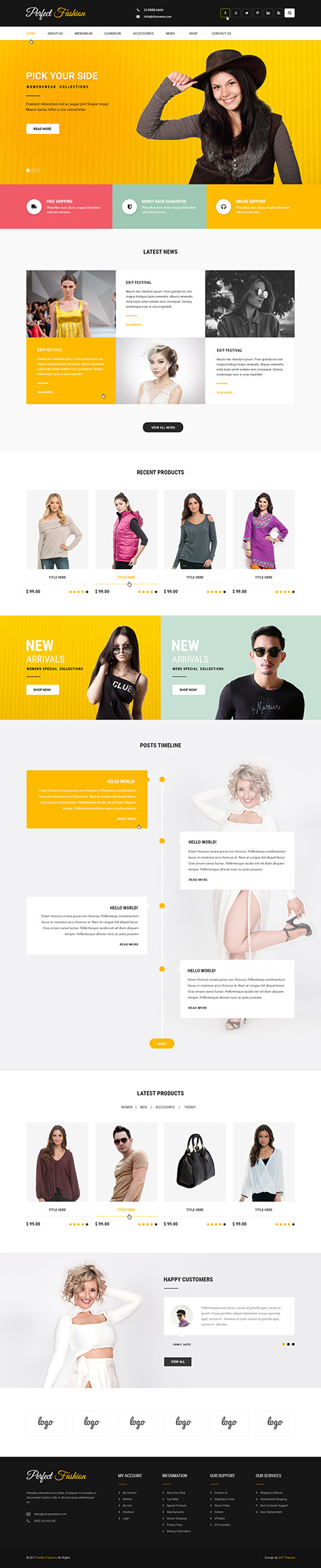 Entry 182366 in Fashion WordPress theme by SKT Themes