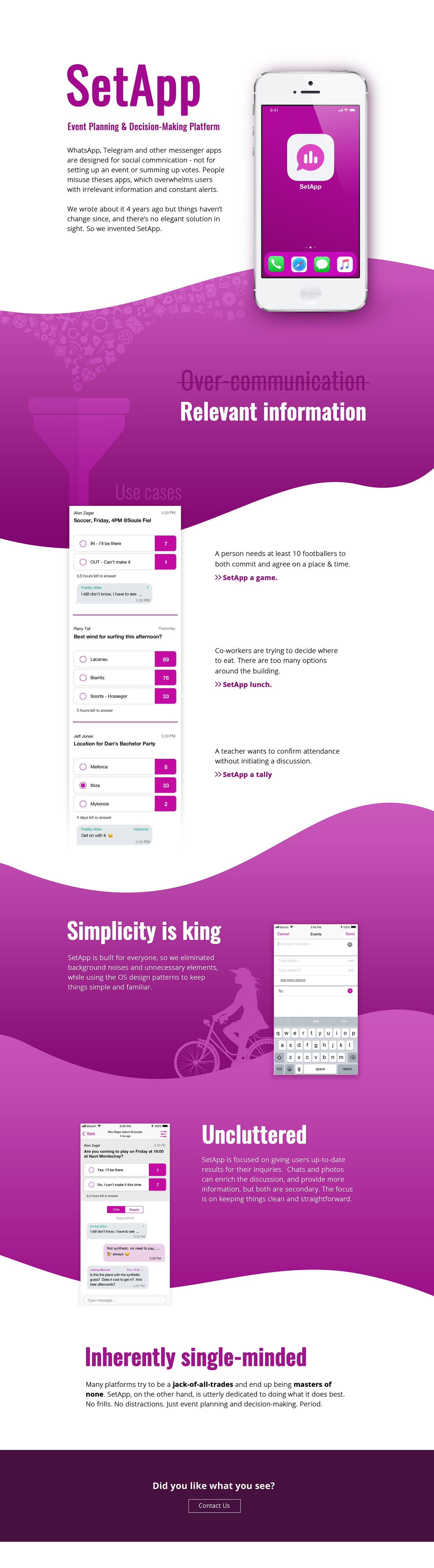 Entry 223549 in UI/UX design Event Planning & Decision-Making Platform by Gitit