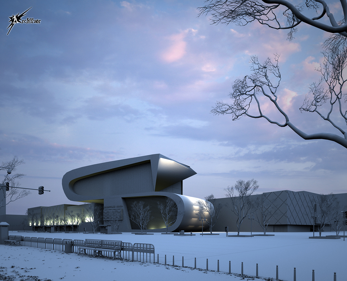 Entry 184952 in Modern Shopping Center by Freelancer