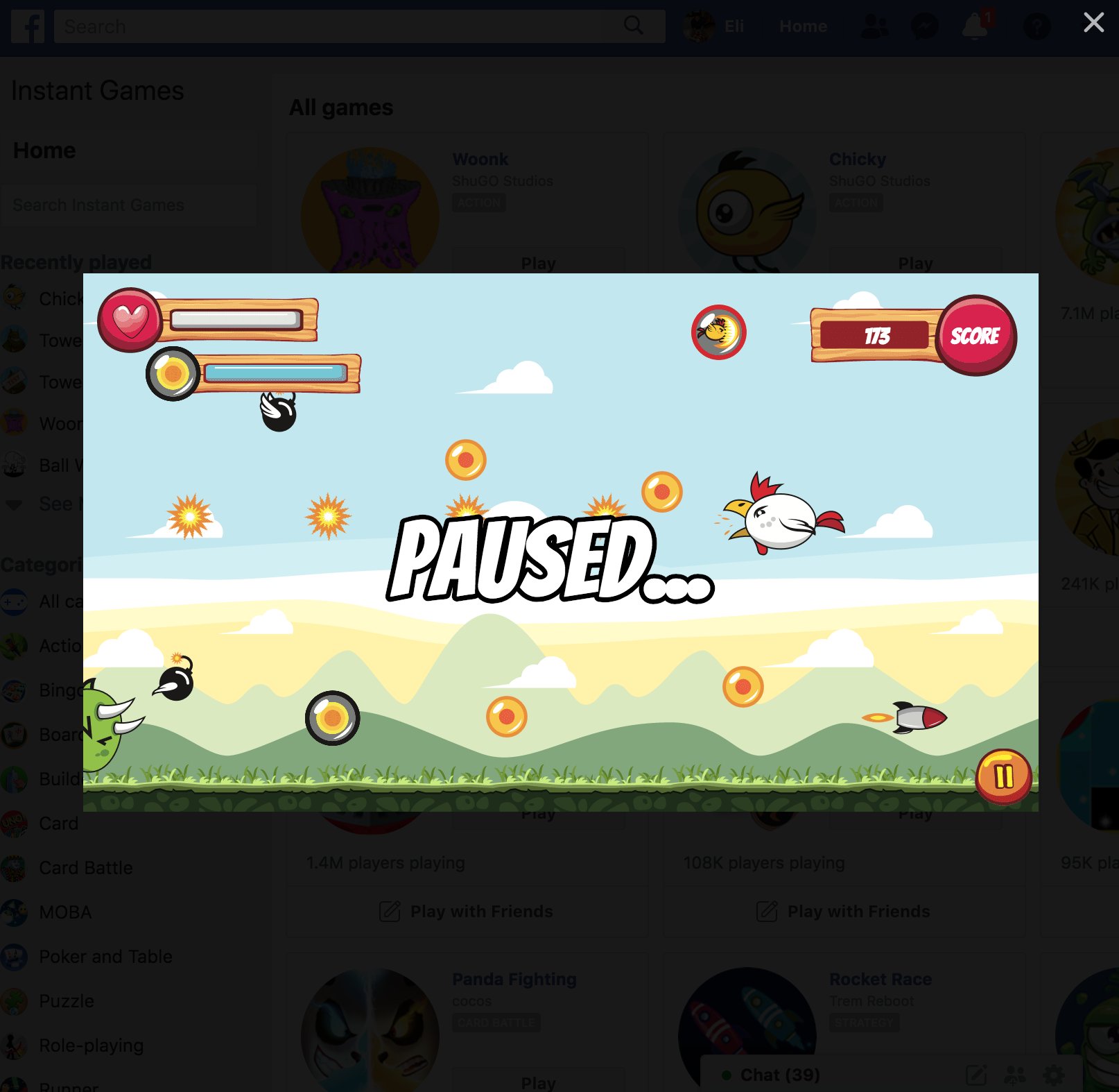 Entry 189608 in Chicky - Mobile Game by Freelance