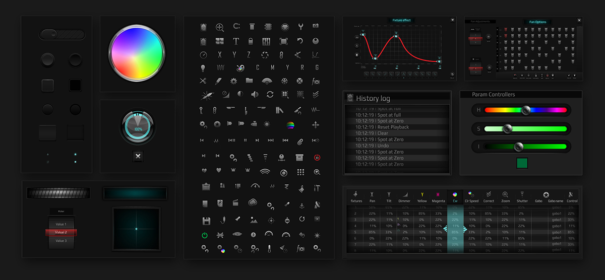 Entry 107397 in Lighting Console UI + UX by רותם שמלי