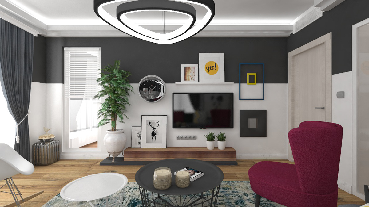 Entry 192949 in Living room interior design by MladMa