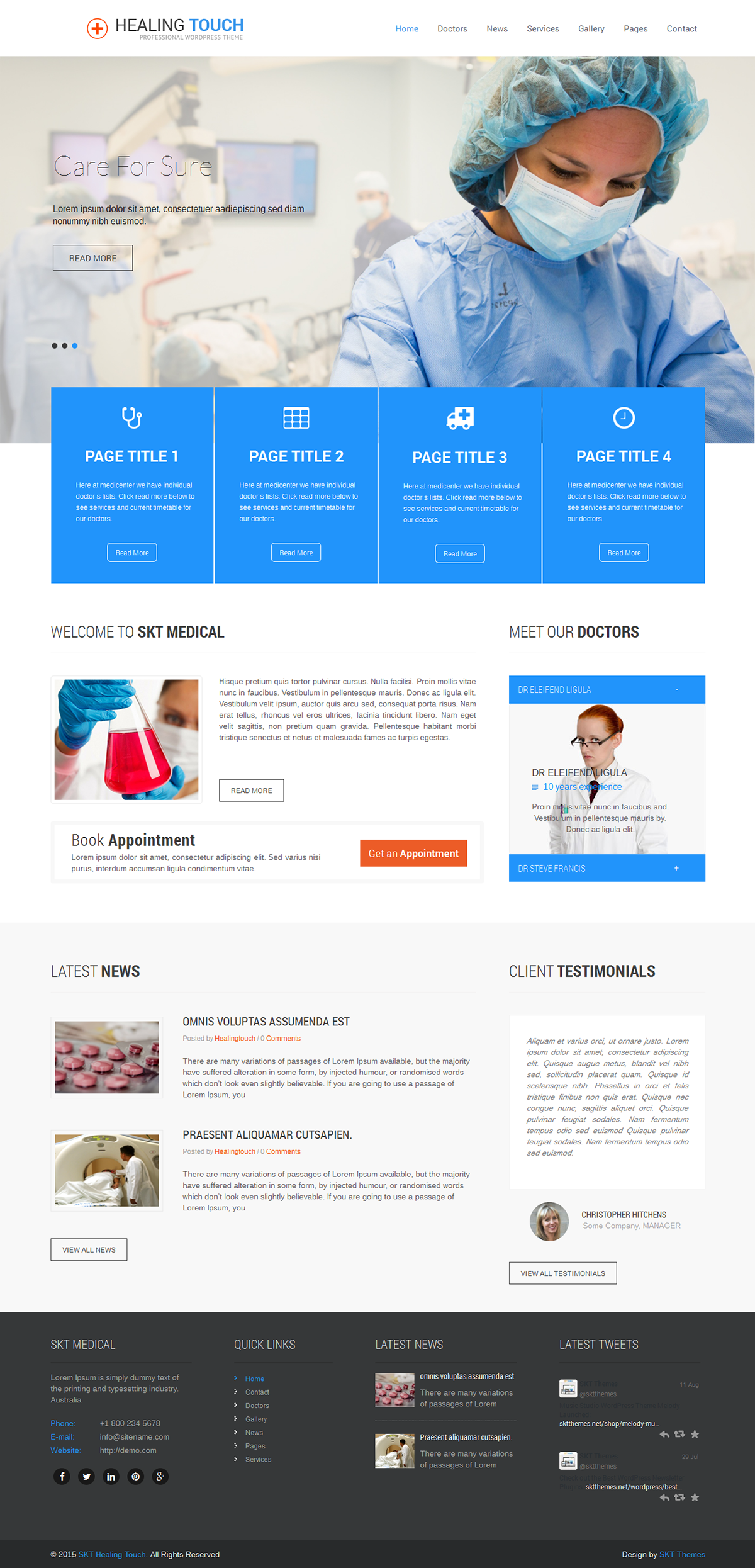 Entry 182596 in Medical WordPress Theme by SKT Themes