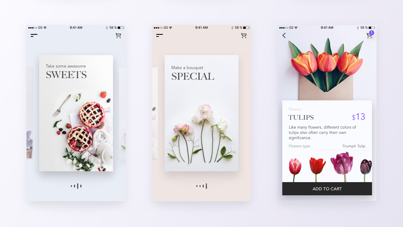 Entry 133931 in Flower App by Cleveroad US
