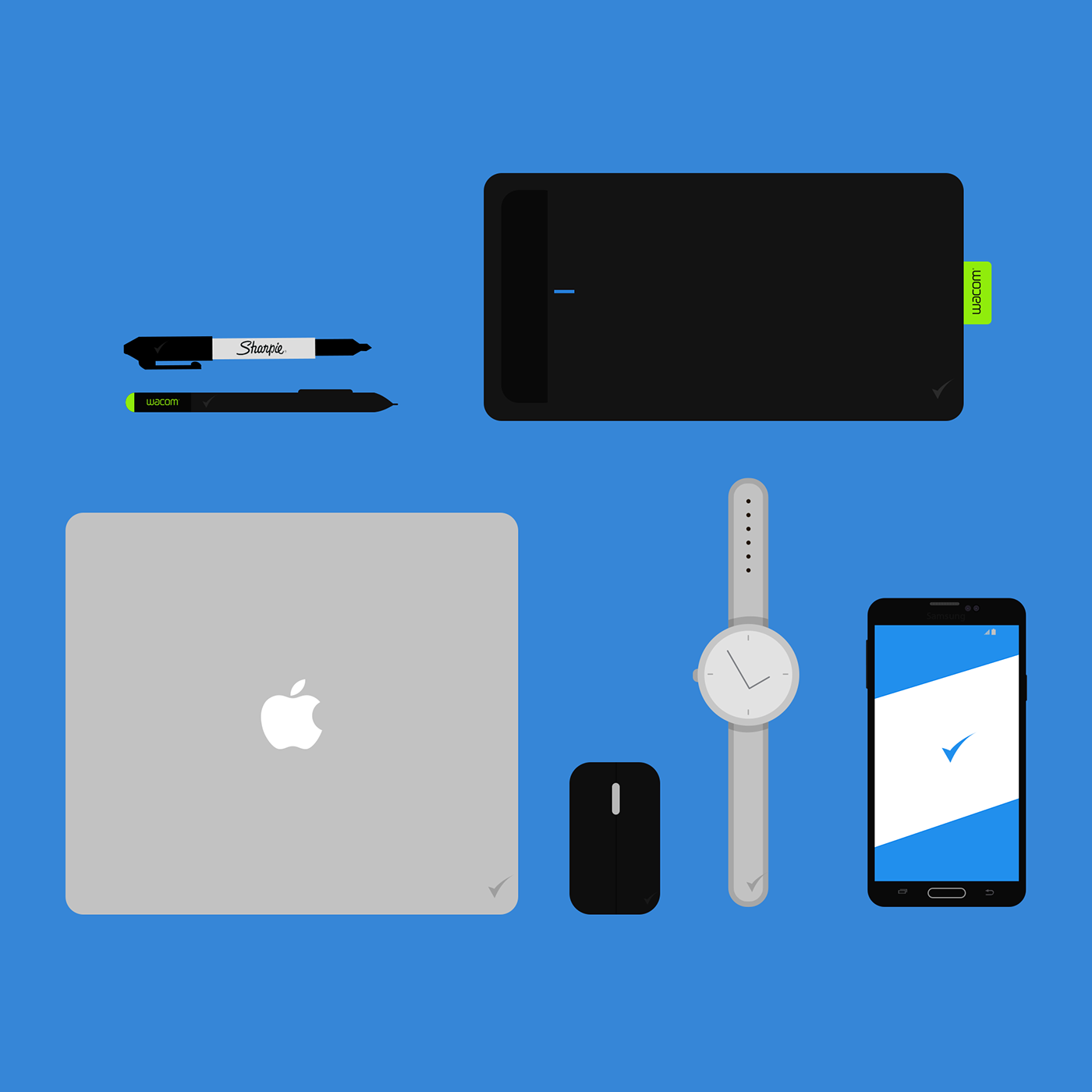 Entry 97979 in Flat Design Objects (PSD Avalilabe) by Markart