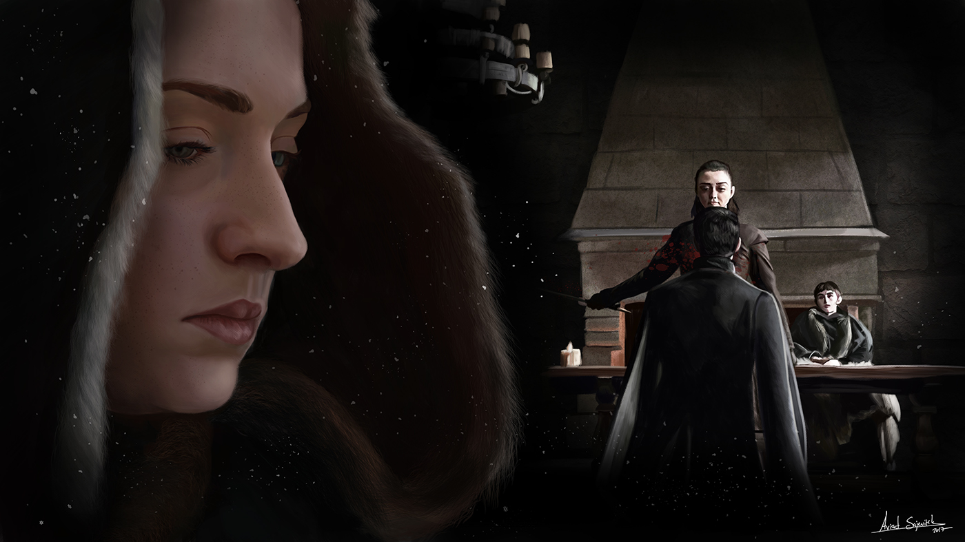 Entry 244418 in Game of thrones - Season 07 by Aviad Sajevitch Art & Illustrations