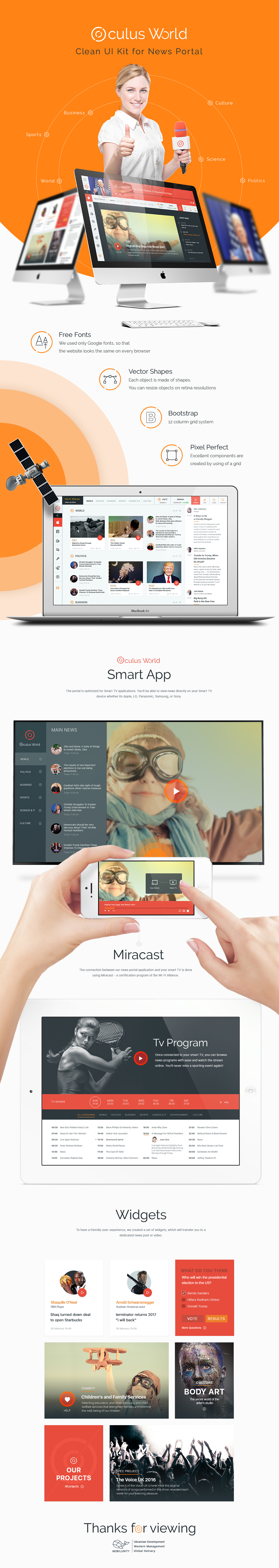 Entry 118771 in Oculus News Website Design by Mobilunity