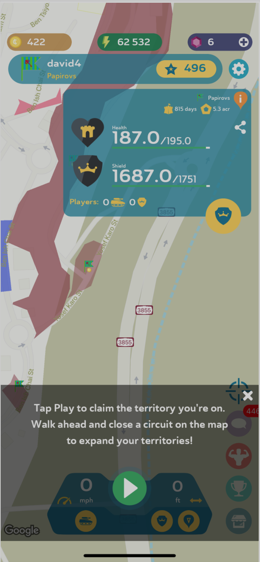 Entry 266385 in Takers location-based RPG game - 2018/19 by דויד פפירוב