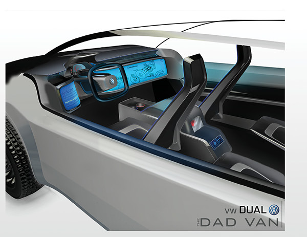 Entry 157005 in 2025 multi task Work & Family vehicle interior design by Design Shabtai