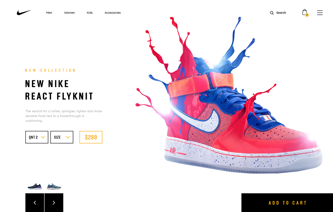 Entry 181833 in Nike React by MindInventory