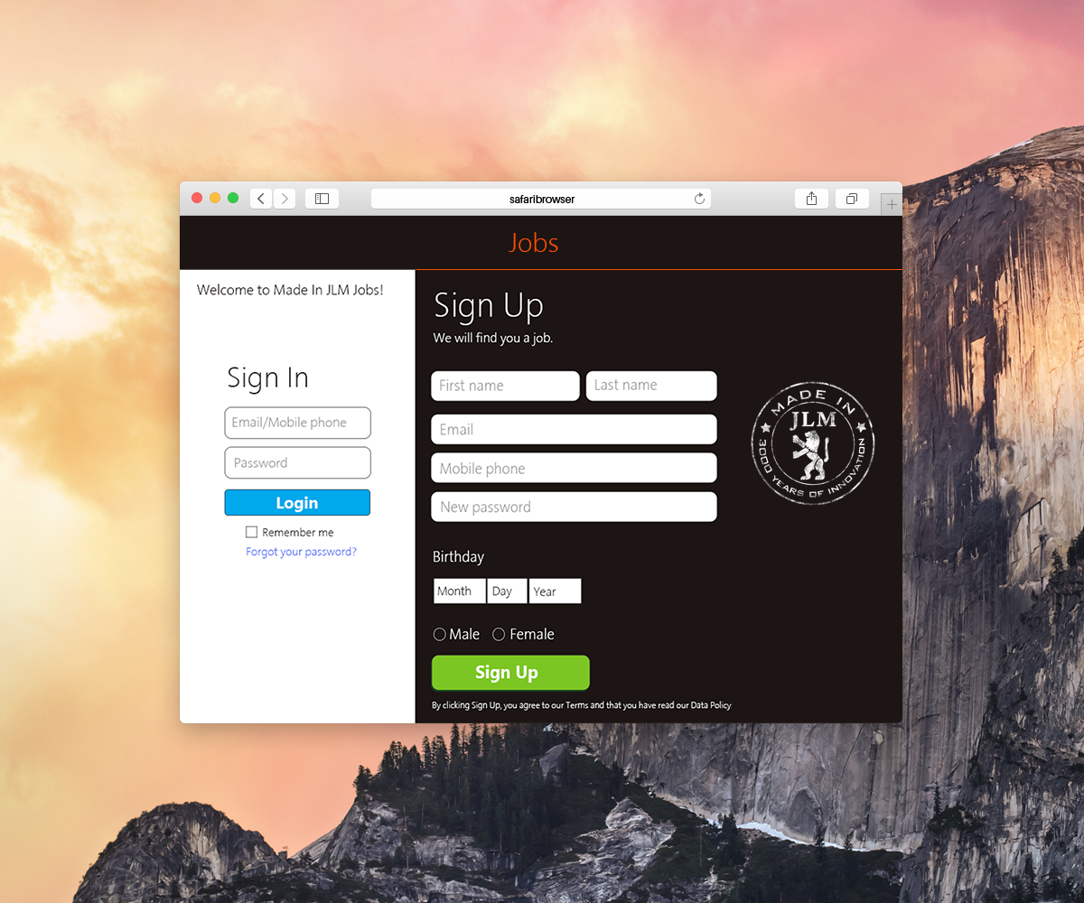 Entry 104164 in Web Design: JLM Jobs by DC Design compeny