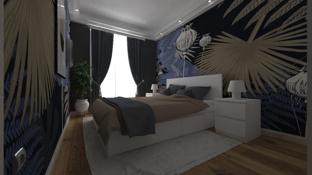 Entry 192941 in Bedroom interior design by MladMa
