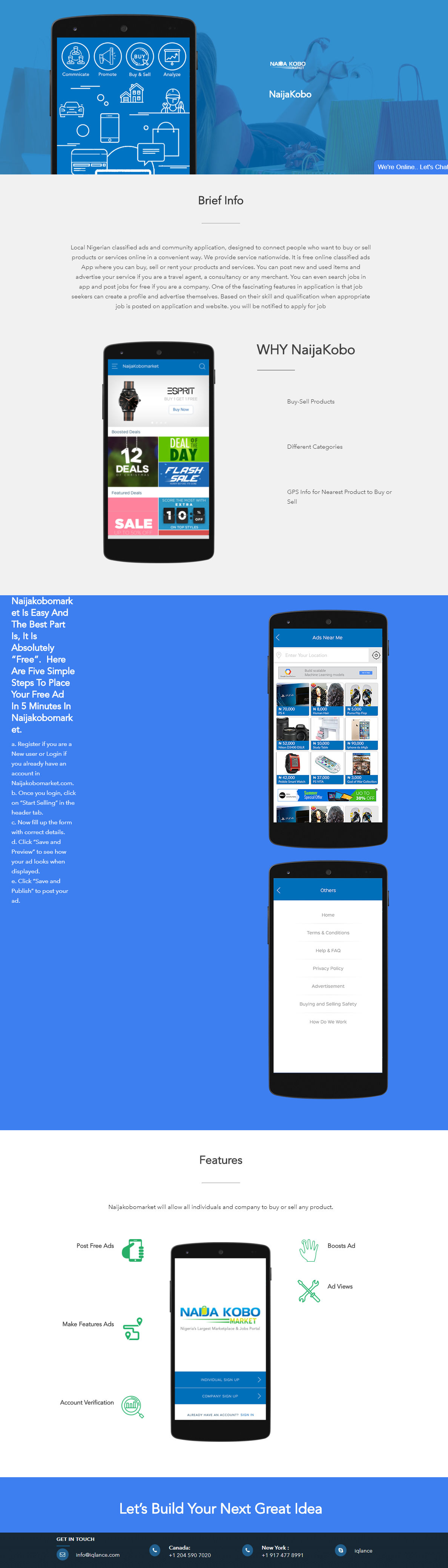 Entry 149581 in NaijaKobo - Classified App Design by iQlance Solutions
