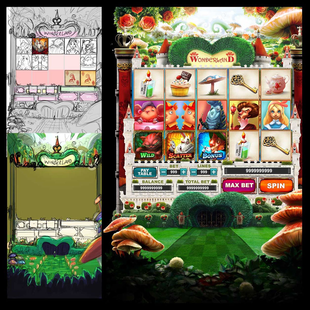 Entry 125550 in wonderland slot by גלית וייסברג