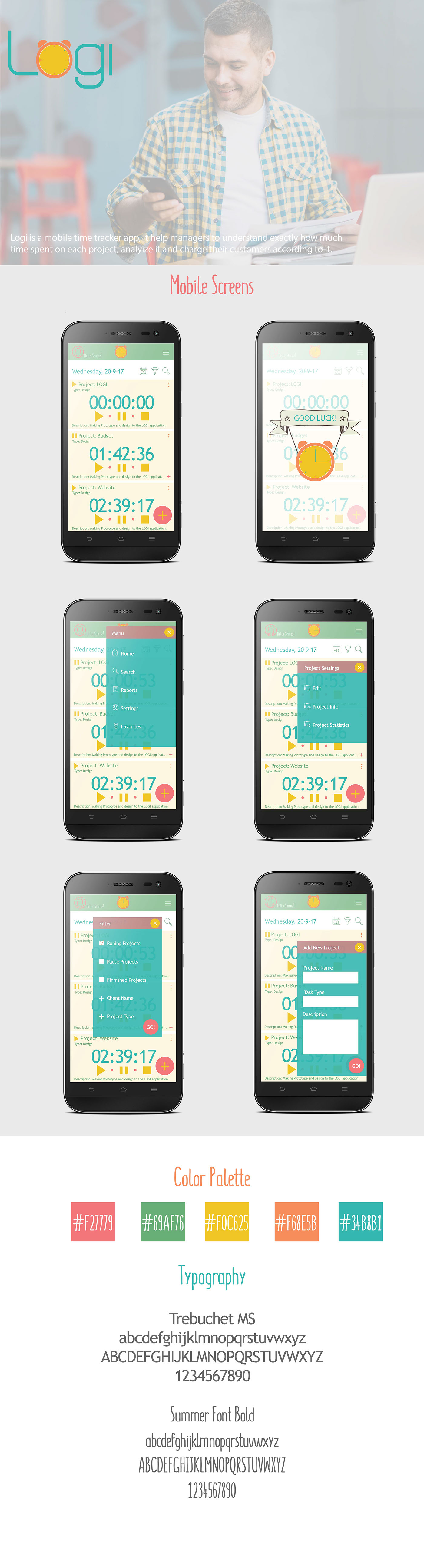 Entry 230262 in LOGI - Time Tracker App by שירז איתן