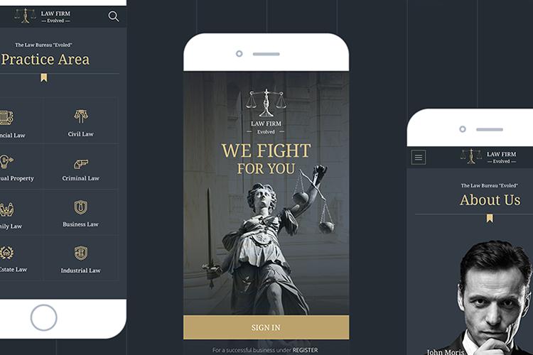 Open Entry 118703 in Legal Advice Office Website Design by Mobilunity by Mobilunity