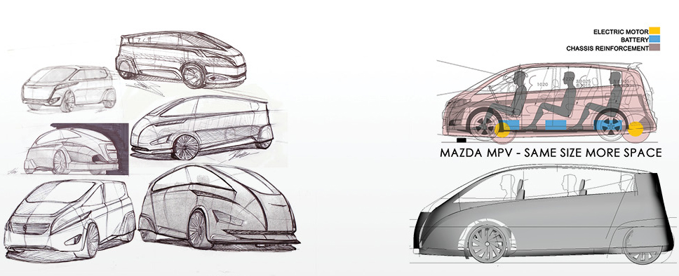 Entry 157055 in Voyager, E- Minivan Brandig-Design project by Design Shabtai