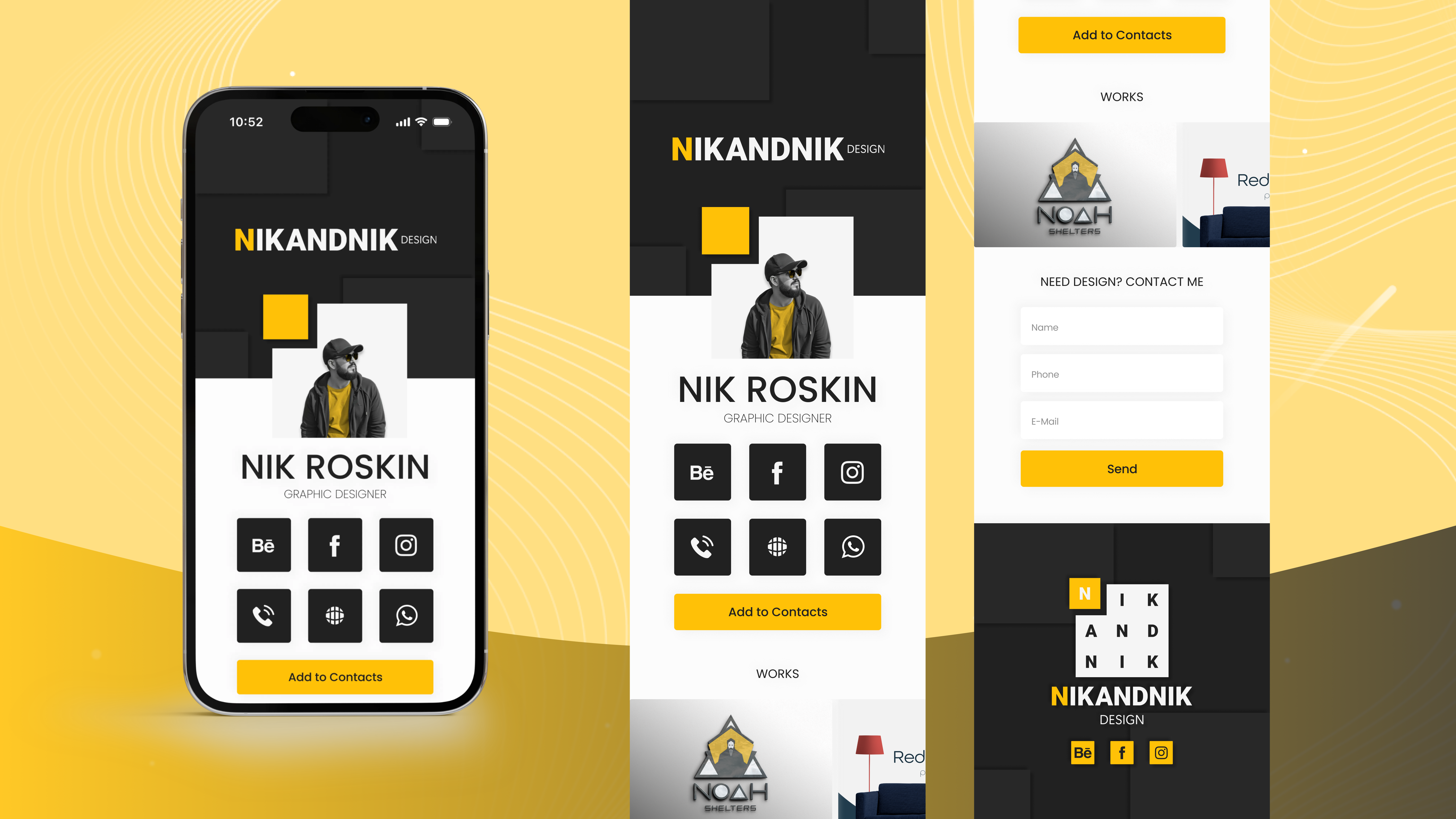 Entry 334811 in Digital Buisness Cards by nikandnik.design