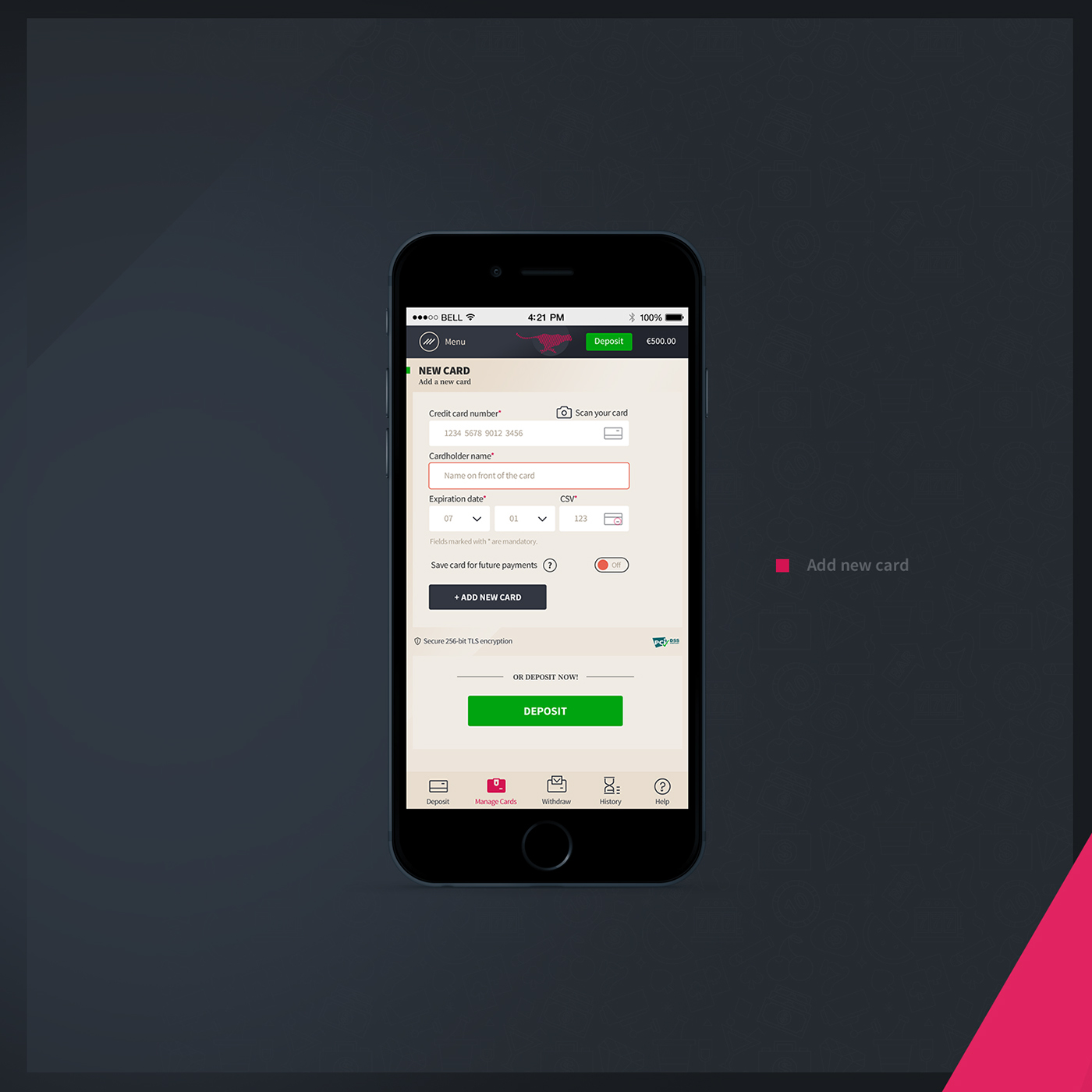 Entry 161571 in ReactCasino Mobile Project for Jetbull by Eduarth, Alexandru Schmidt