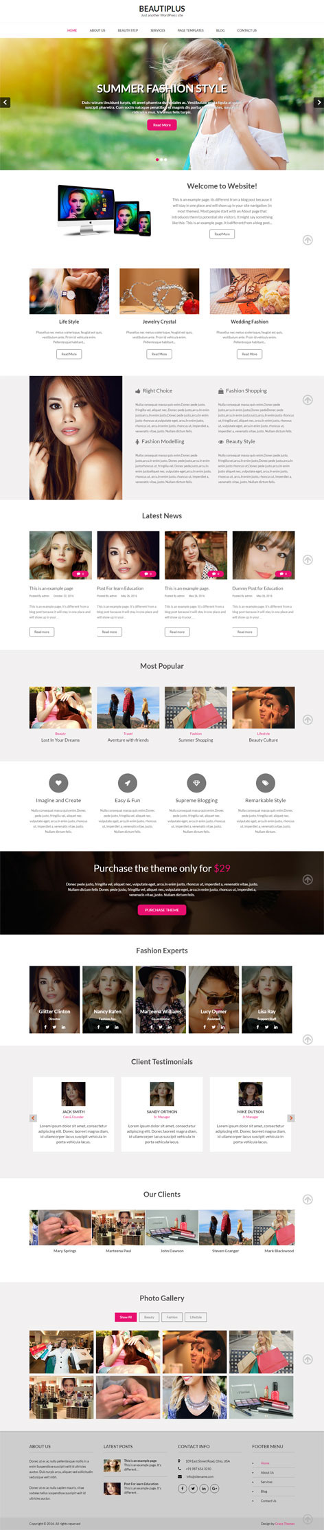 Entry 182733 in modern WordPress theme by Grace Themes