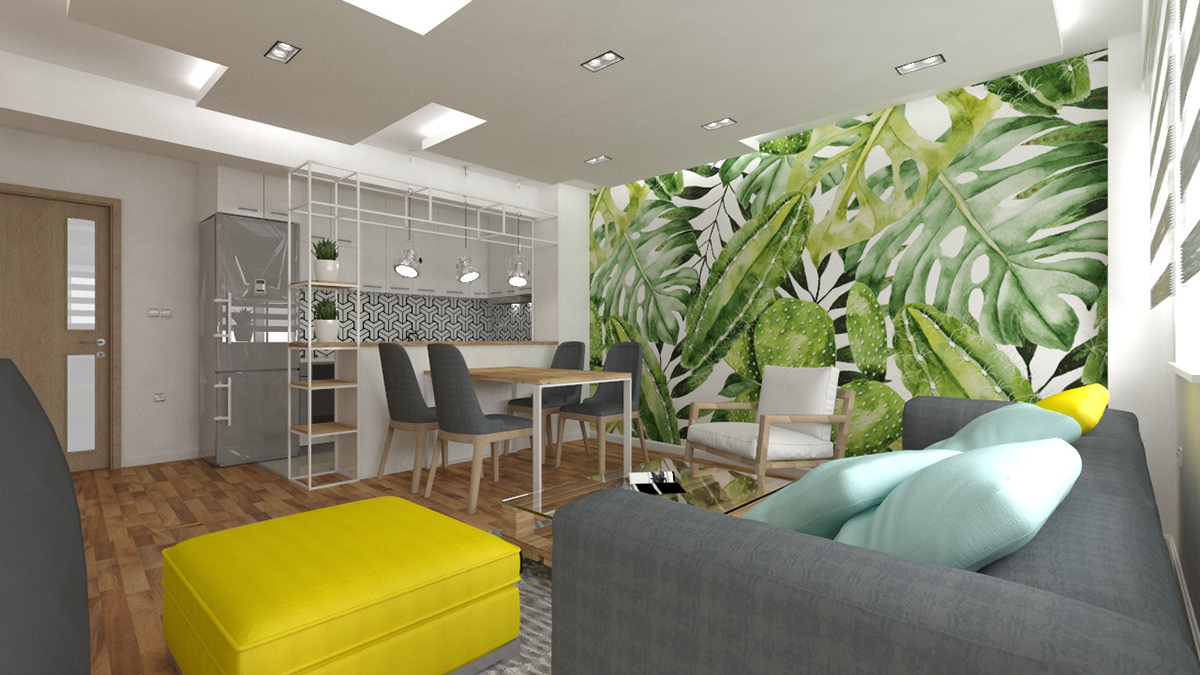 Entry 192966 in Living room interior design by MladMa