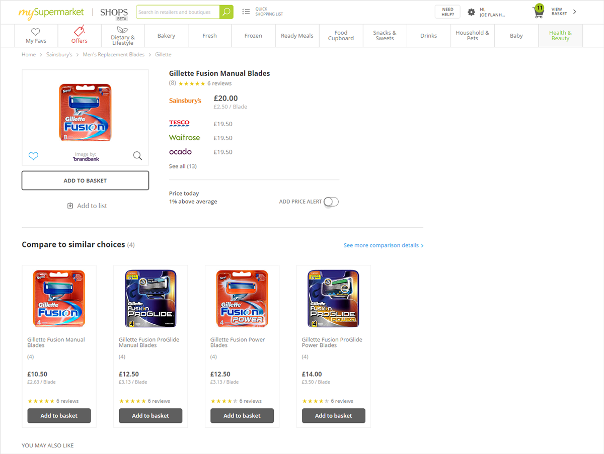 Entry 103523 in mySupermarket.co.uk by Gy