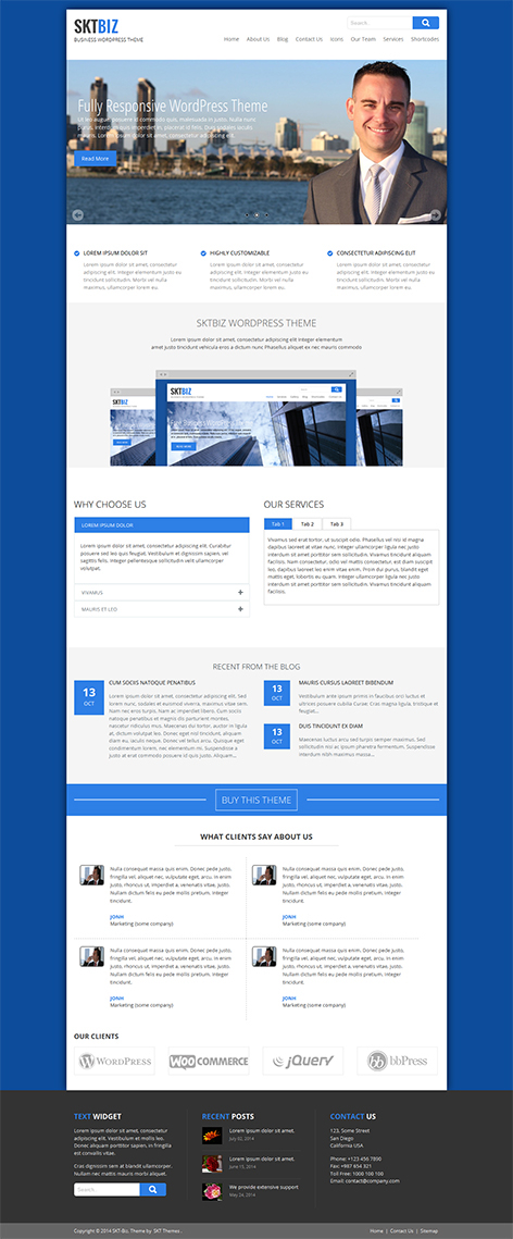 Entry 182371 in SKT Biz by SKT Themes
