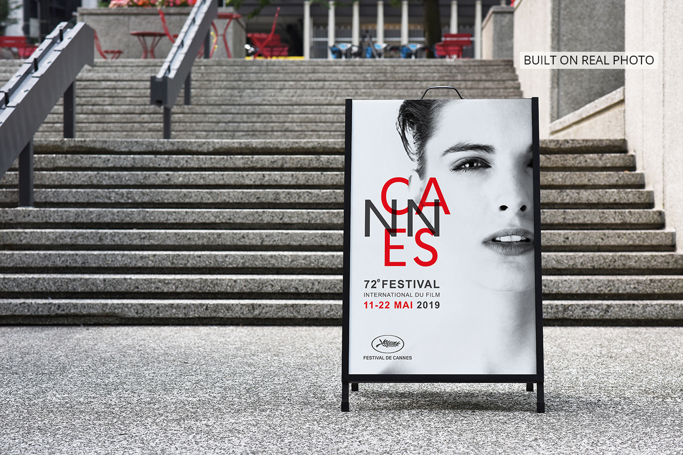 Entry 234953 in A-Frame Poster Display Sign Mockup Vol 1.0 by Clevery Design