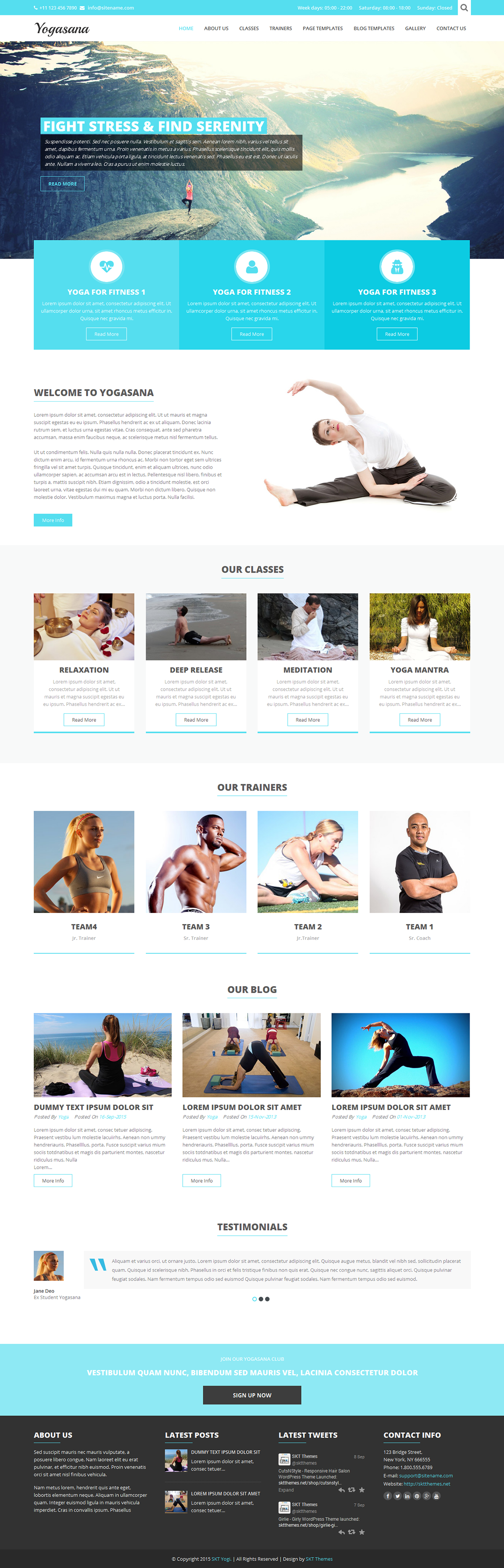 Entry 182570 in Yogi - Yoga WordPress Theme by SKT Themes