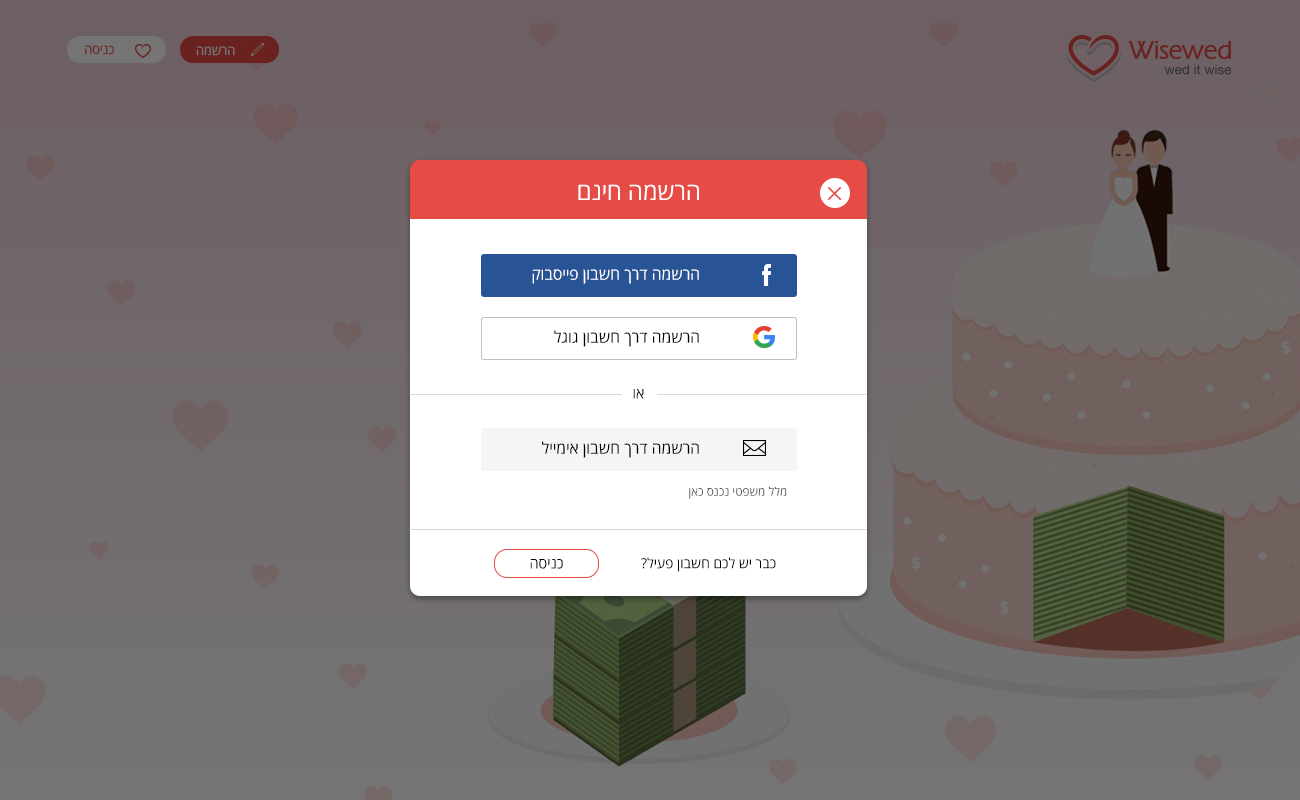 Entry 205243 in wedding plan app by amir cohen