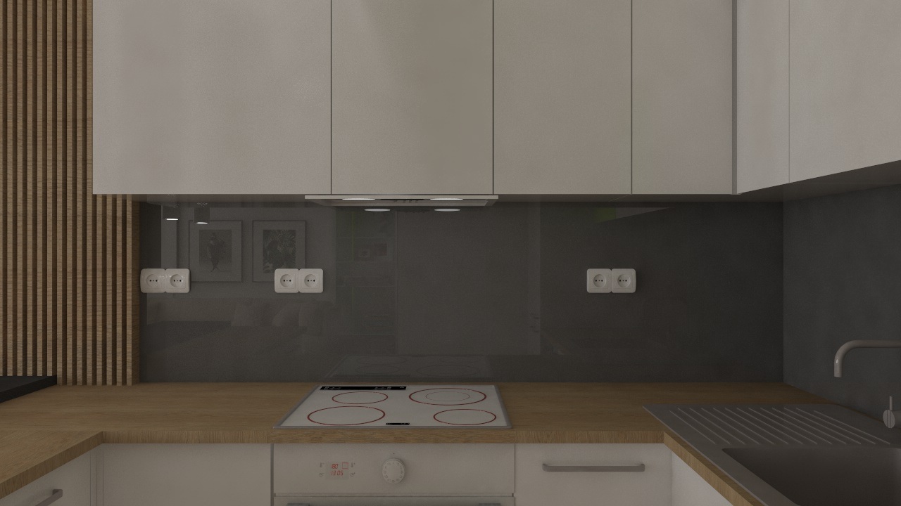 Entry 192884 in Living Room and Kitchen Design by MladMa