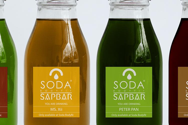 Soda BodyFit - "Sap Bar" Juice Label & Logo thumbnail