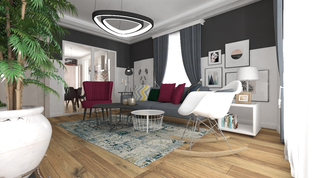 Entry 192954 in Living room interior design by MladMa