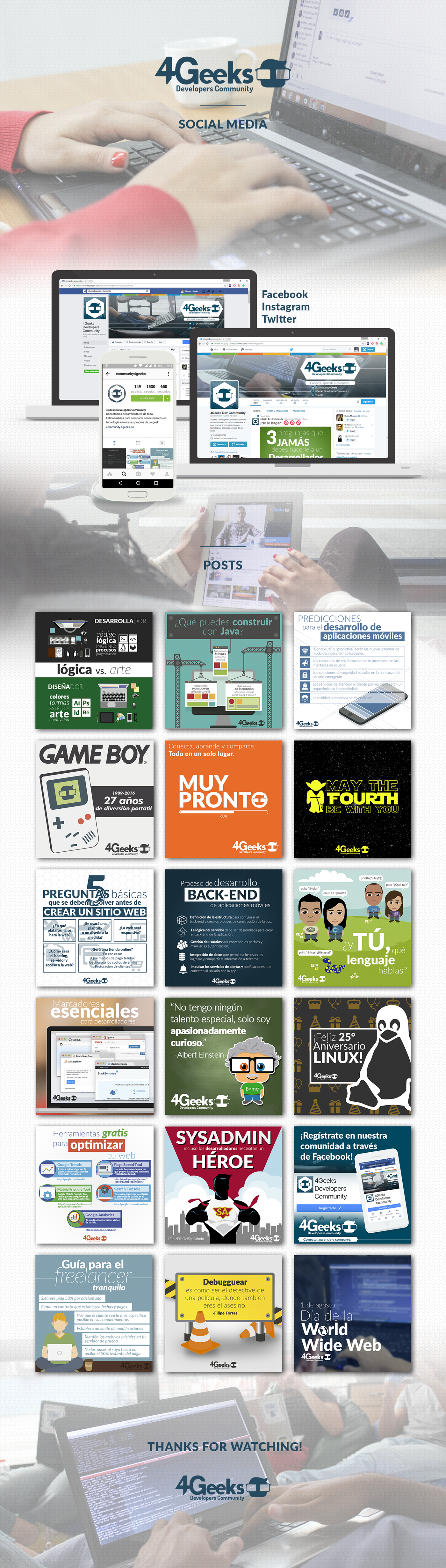 Entry 195699 in 4Geeks Developers Community - Social Media by Nana Disenia
