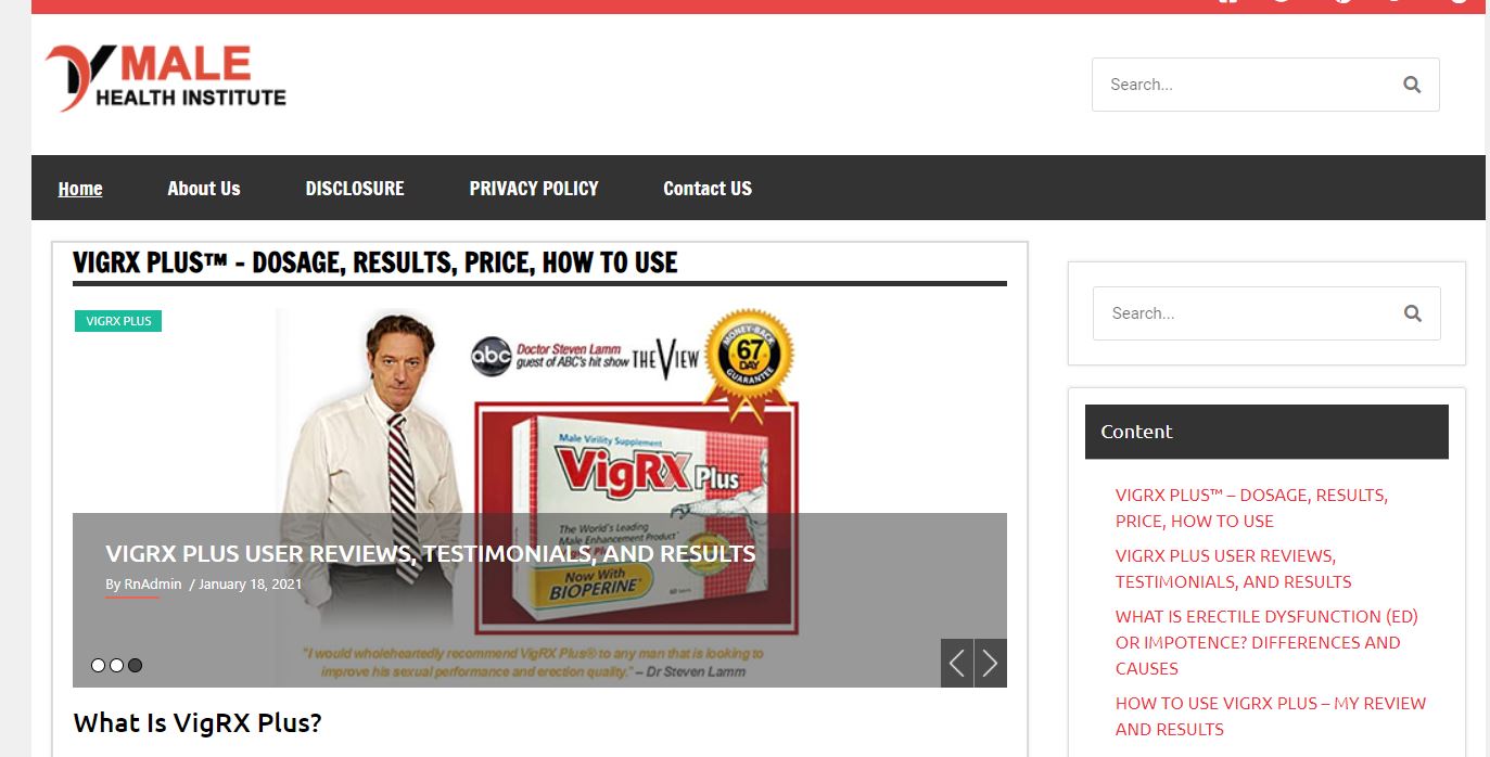 Entry 272368 in Portfolio by Male Health Institute