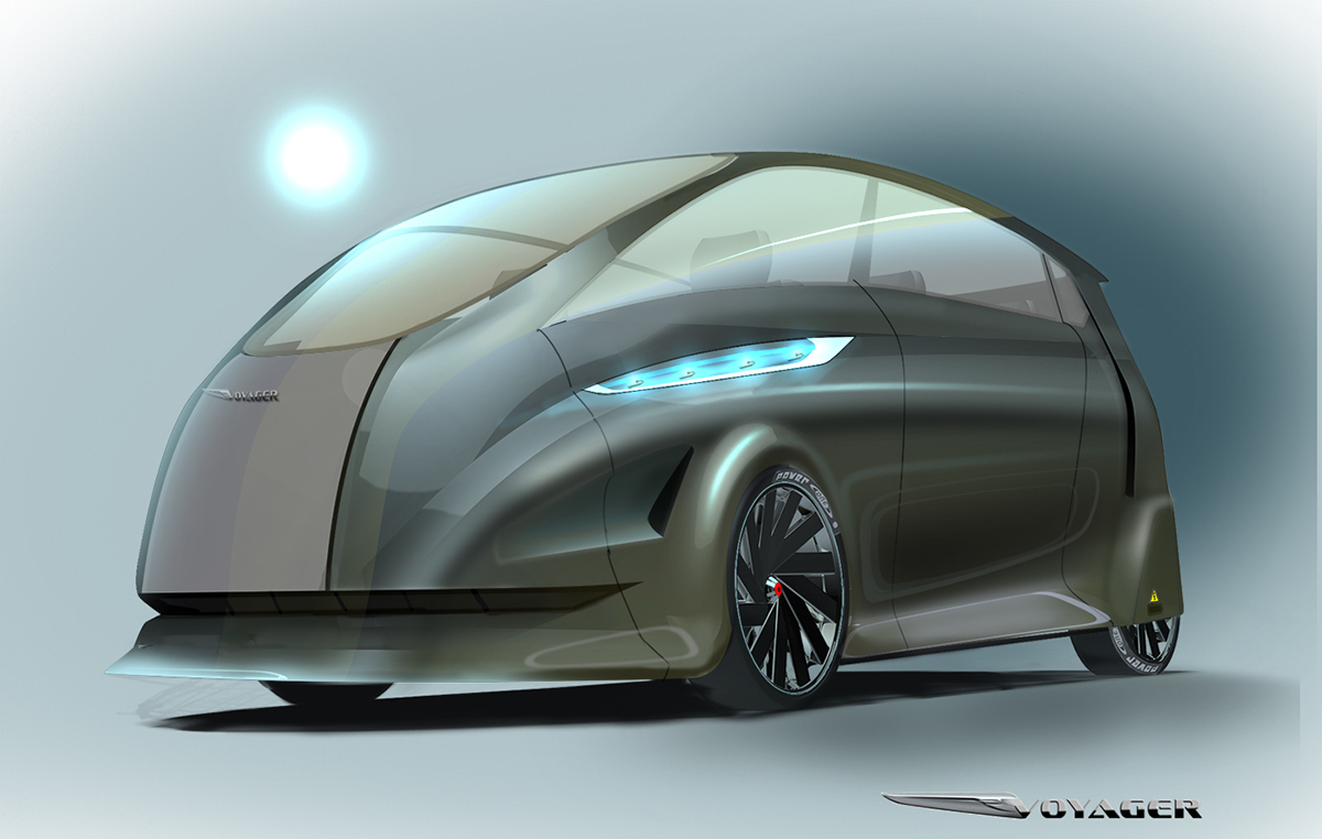Entry 157058 in Voyager, E- Minivan Brandig-Design project by Design Shabtai