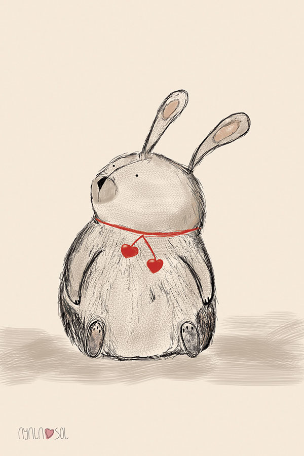 Entry 115269 in BUNNY HEART NECKLACE by אילה סול