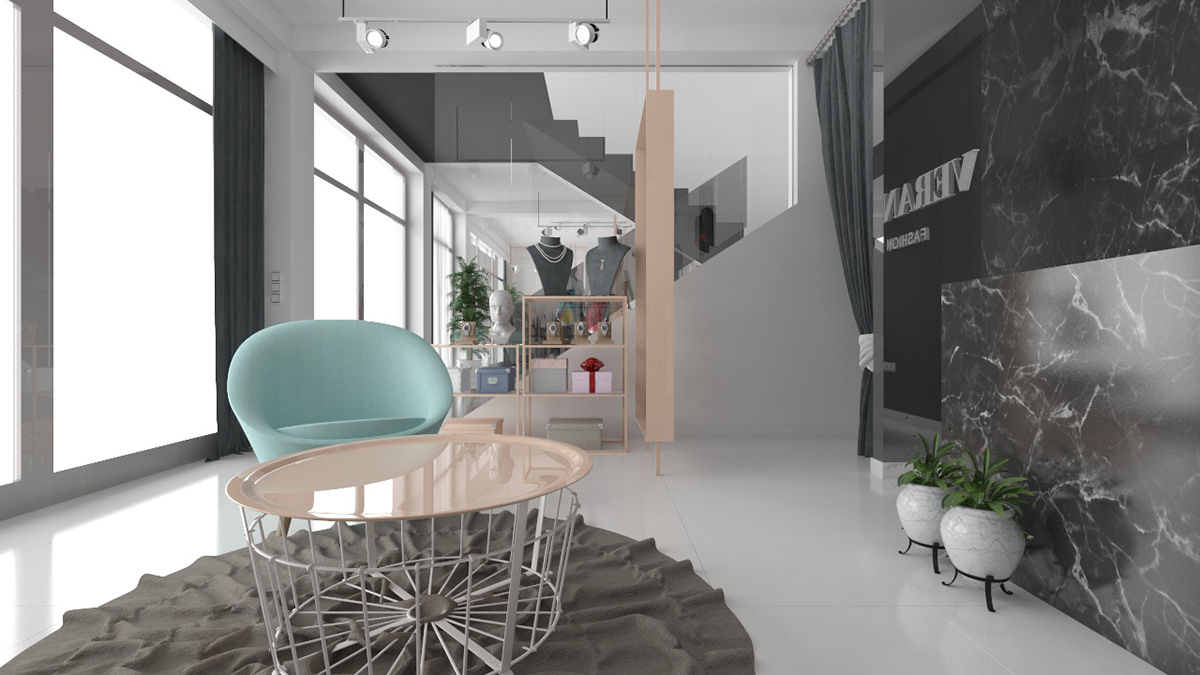 Entry 192916 in Fashion studio interior design by MladMa