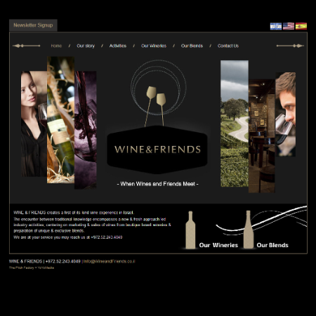 Open Zoomed Related Entry בניית אתר Wine And Friend