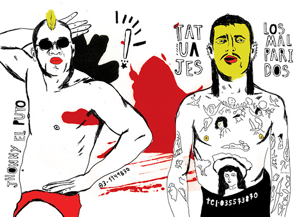 Entry 124307 in yellow, blue and red pages. by julianesc