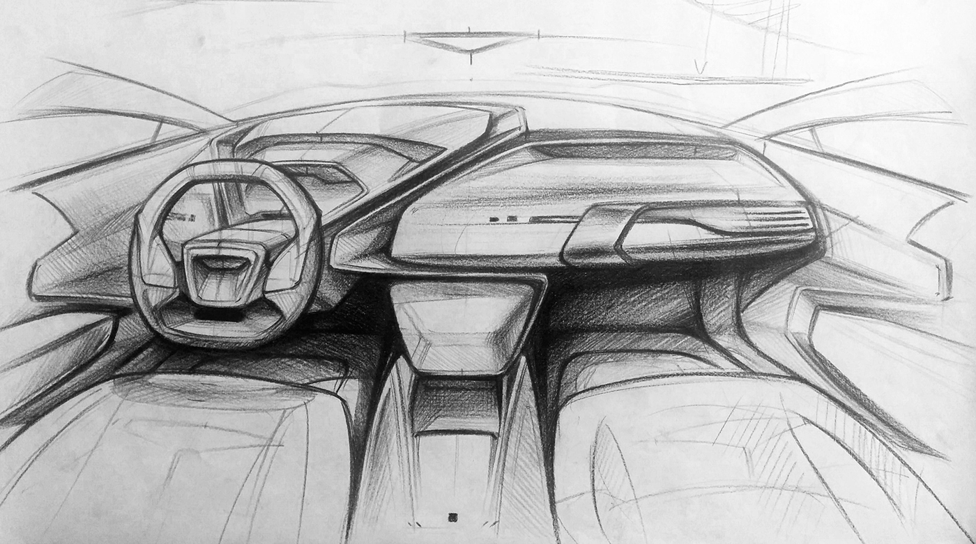 Entry 212759 in Car Interior Sketches by Igaleye design