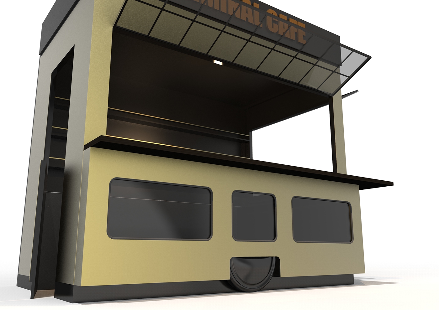 Entry 138231 in A small coffee boot designed as a trailer by עמירם טאפירו עיצוב תעשייתי