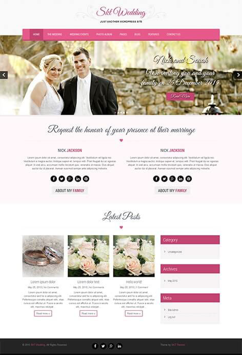 Entry 182412 in Wedding Lite by SKT Themes