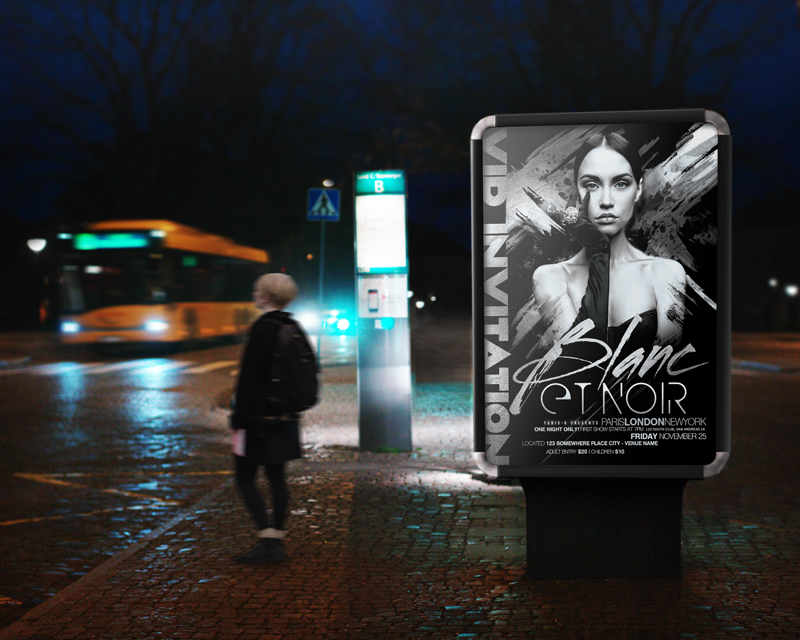 Entry 95006 in B&W Promo Fashion Flyer Template by tHe ARt Of DesiGn