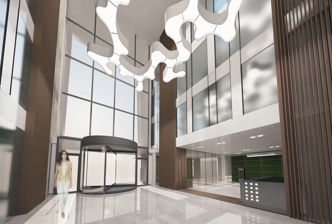 Entry 91504 in The lobby and garden of &quot;Ingria tower&quot; by Alexandra Vilenskaya