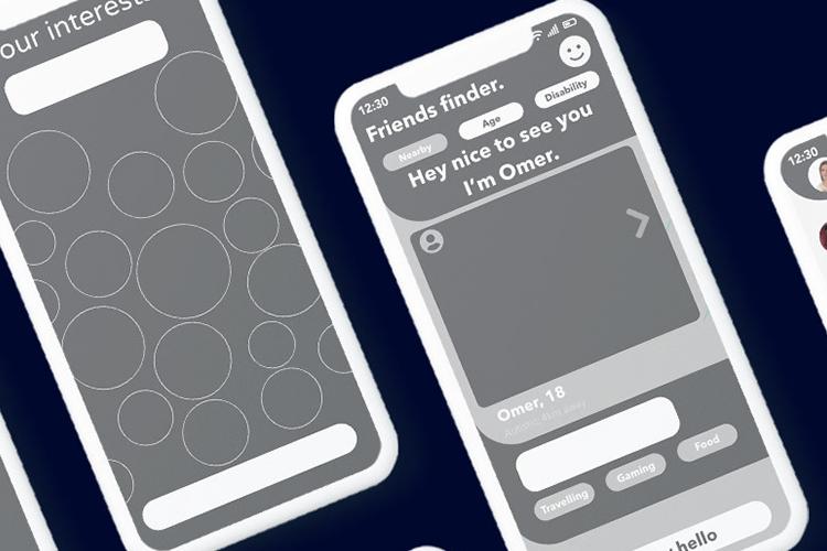 Special friends - a special social app // ux/ui design thumbnail