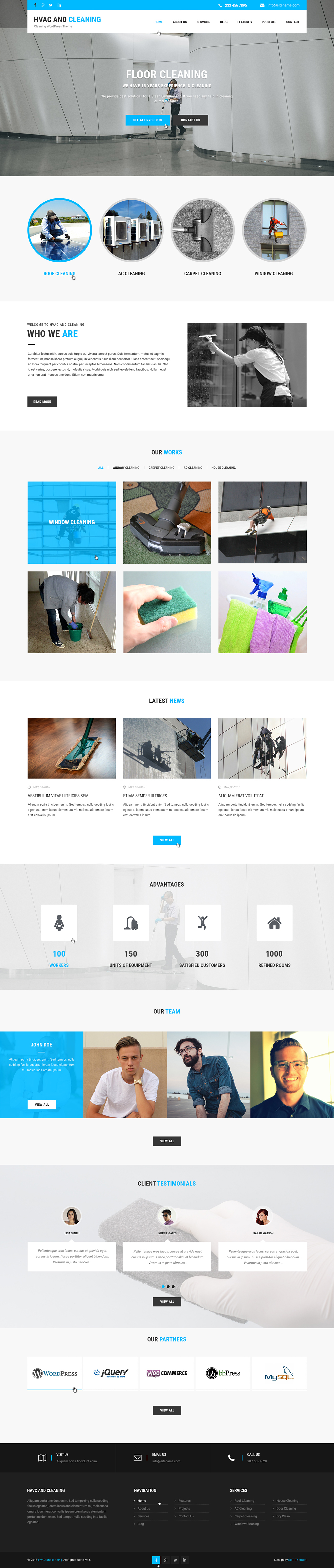 Entry 182284 in HVAC WordPress theme by SKT Themes